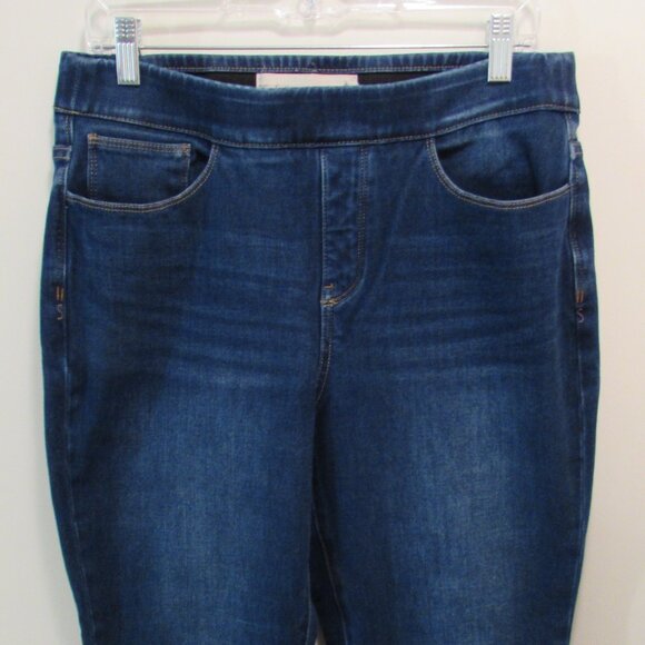 Soft Surroundings 2FH05 Ultimate Denim Pull On Crop Medium - Picture 6 of 16